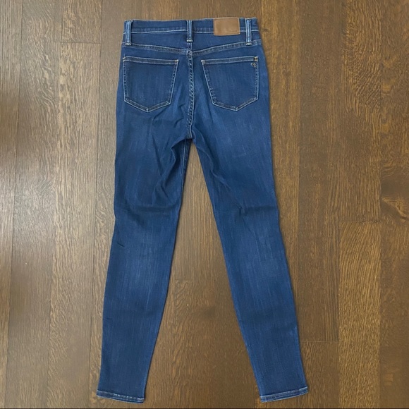 Madewell 10" High-Rise Skinny Jeans in Danny Wash: TENCEL™ Denim Edition Size 26 - Picture 6 of 11